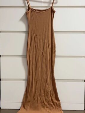 ae asymmetrical ruffle maxi slip dress AE Asymmetrical Ruffle Maxi Dress